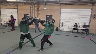 Scioto Open 2024  Alex Beaudet vs Jon Rose Div B Longsword [upl. by Adner]