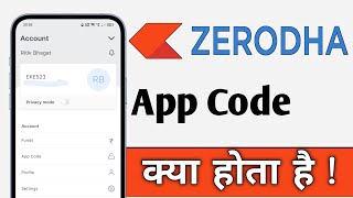 Zerodha Kite Me App Code Kya Hota Hai Zerodha App Code [upl. by Aznerol]