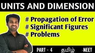 Propagation of Error  Units and Dimension  Part 4  NEET Physics  Keezhadi Academy [upl. by Ibrahim901]