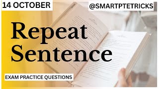 PTE Repeat Sentence Practice CHANGED My Life [upl. by Sherye]