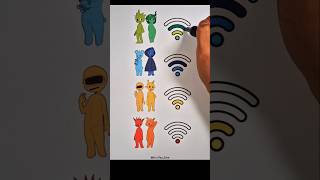 Human Sprunki Incredibox wifi drawing 🛜 shorts trend coloring [upl. by Cusick]