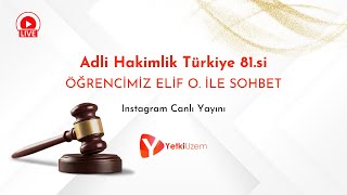 2023 Adli Hakimlik Sınavı Türkiye 81si Öğrencimiz ile Sohbet [upl. by Sami717]