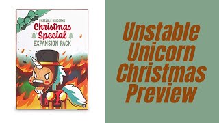 Unstable Unicorns Christmas Special How To Play and Review [upl. by Greeley]