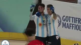 Argentina defiende el título en World Skate Games 2024 con victoria 71 a Angola [upl. by Artemed]