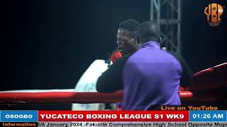 Livestream of YBL S1 Wk 9 56 Jan 2024  Boxing Matches  Osogbo Nigeria [upl. by Ymmac]