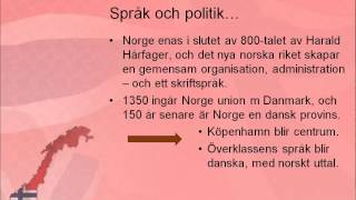 Kort om norsk språkhistoria [upl. by Erastus]