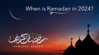 When is Ramadan 2024 Ramadan Start and End Dates by Islamic Calendar 2024 [upl. by Eiraminot]