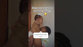 When your baby is no longer a newborn youtubecreatorcommunity youtubeshorts motherhood infant [upl. by Ethban]