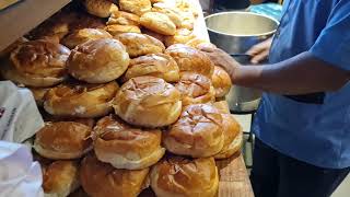 Maska Bun  70 Years old Irani cafe in Ahmedabad  Bun maska amp chai  Indian Street food [upl. by Frederigo657]