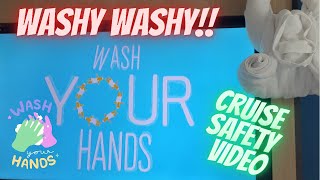 Washy Washy  Royal Caribbean Cruise Safety and Social Distancing Video  Wash Your Hands [upl. by Akiehs]