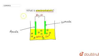 What is electrodialysis [upl. by Baskett]