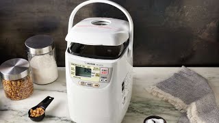 Zojirushi Home Bakery Mini Breadmaker  top bread maker review [upl. by Eilyab]