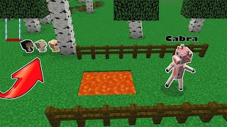 ¡TRES MANERAS DE TROLLEAR A LA CABRA EN EL COLUMPIO 😅🐐 en Minecraft [upl. by Erodoeht234]