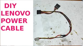 Diy Lenovo SATA Power Cable in 5 Min [upl. by Anwahsar]