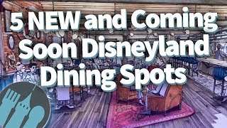 5 NEW and COMING SOON MustDo Disneyland Dining Spots [upl. by Dowlen]