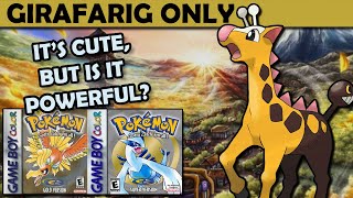 Can I Beat Pokemon Gold With Only a Girafarig  Pokemon Gold Challenge [upl. by Towney]