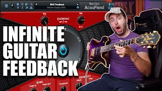 Get INFINITE GUITAR FEEDBACK at LOW VOLUME  AcouFiend Blue Cat Audio Plugin [upl. by Brig]