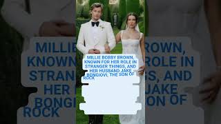 Millie Bobby Brown and Jake Bongiovi Share Wedding Photos [upl. by Ediva]