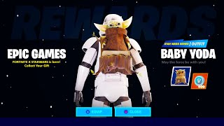 How To Get The quotBABY YODAquot BACKBLING In Fortnite Chapter 2 Fortnite X Star Wars [upl. by Htiekel]