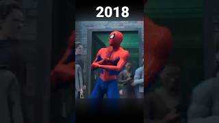 Evolution SpiderMan all scene 2004 2018 marvel dc evolution evolution shotrs [upl. by Zeugirdor]