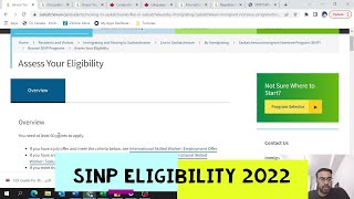 Step by Step SINP  Saskatchewan Immigration  2023 [upl. by Fabiano]