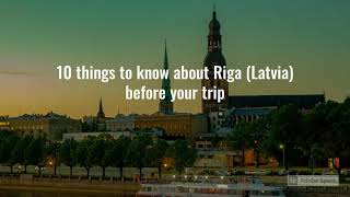 10 things to know about Riga Latvia before your trip [upl. by Llirred]