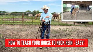 DC Teach Your Horse to Neck Rein  StepbyStep  Made Easy [upl. by Sigismund]