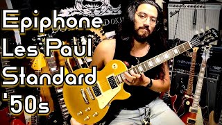 Epiphone Les Paul Standard 50s Review [upl. by Hobard910]