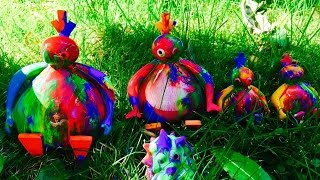 TWIRLYWOOS TOYS Washing Paint Off Outdoors [upl. by Batsheva]