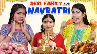 Desi Family Aur Navratri  Bhai vs Behen  Anaysa [upl. by Ongineb]