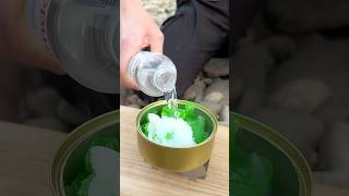 ✅ The guy shows SURVIVAL skills in the FOREST 🥾💦 camping survival bushcraft outdoors lifehack [upl. by Oettam]