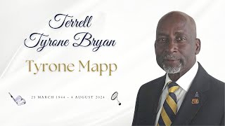 Terrell Tyrone Bryan  Tyrone Mapp  Memorial Service [upl. by Naenaj]