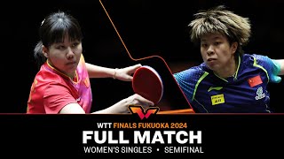 FULL MATCH  Chen Xingtong vs Wang Yidi  WS SF  WTTFukuoka 2024 [upl. by Ruberta]