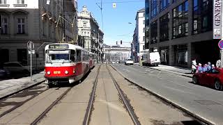 Prague tram line 13 Cechovo namesti  Cernokostelecka [upl. by Lhadnek661]