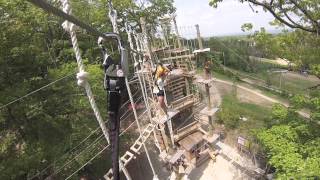 High Ropes Obstacle Course GoPro [upl. by Oijres]