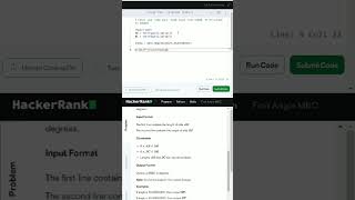 Hackerrank  Python  math  Find angle MBC hackerrank solution coding codehacker code [upl. by Leeann]