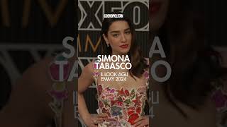 Simona Tabasco il look agli Emmy 2024 [upl. by Nalro509]