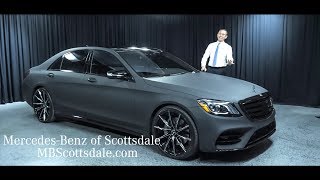 2018 MercedesBenz SClass S 450  New and Different  from Mercedes Benz of Scottsdale [upl. by Ahsilet]