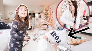 GIVING OUR KIDS BAD CHRISTMAS PRESENTS  Opening Presents on Christmas Morning 2018 [upl. by Kerrin]