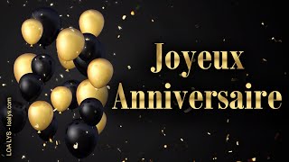 JOYEUX ANNIVERSAIRE  Chanson Happy Birthday joliecarteanniversaire [upl. by Adihahs]