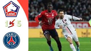 RESUMEN Y GOLES DEL PSG VS LILLE [upl. by Clayton]