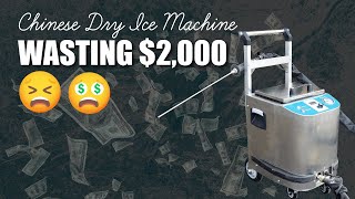 I Wasted 2000 on a Chinese Dry Ice Car Detailing Cleaning Machine 😩😩 [upl. by Ojadnama]