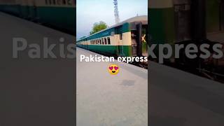 Pakistan express  Karachi drigh road jn😍❤️ [upl. by Neeluqcaj]