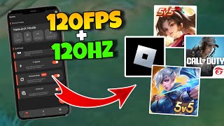 120 FPS  120 Hz Refresh Rate  NoRoot  Best for All Games [upl. by Tarazi197]