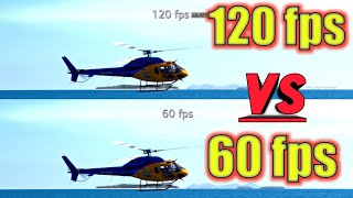 60 fps vs 120 fps Video Comparison  LG High Frame Rate [upl. by Anaujat]