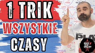 1 trik na WSZYSTKIE czasy angielskie  Rock Your English odc 254 [upl. by Morril259]