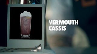 VERMOUTH CASSIS DRINK RECIPE  HOW TO MIX [upl. by Assed615]