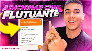 Como Colocar Chat Flutuante  Yampi  2023 [upl. by Cissej]