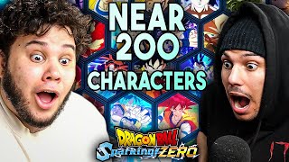 Dragon Ball Sparking Zero Full Roster REACTION  This Will Be GOTY [upl. by Ayiak]