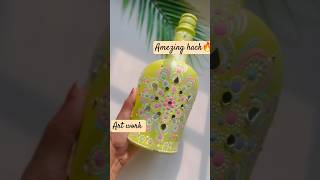 Amezing art hack 🔥💯 arthack 5minutecrafts art diy decor homedecor craftideas ytshots [upl. by Adamek]